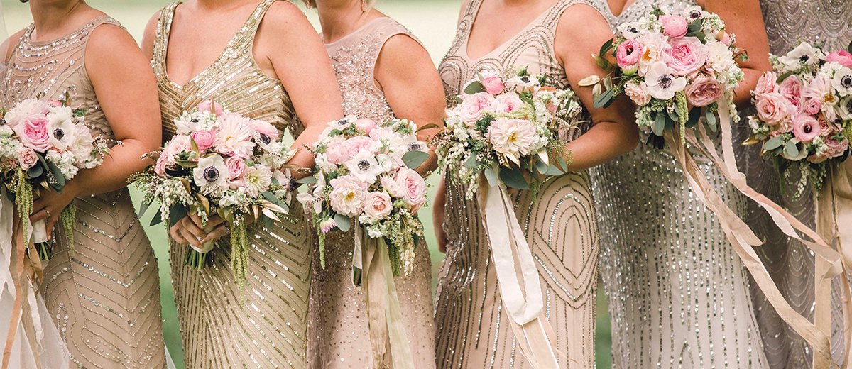 18 Sequined / Metallic Bridesmaid Dresses + FAQs