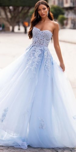 blue bridal