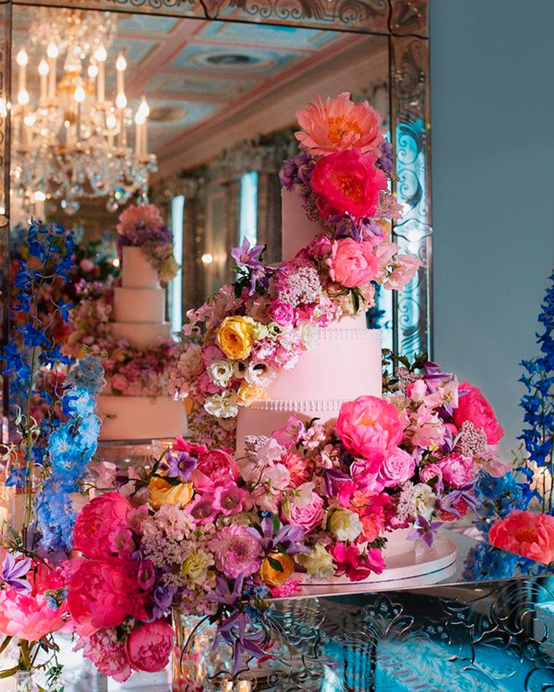 wedding colors flowers decor cake