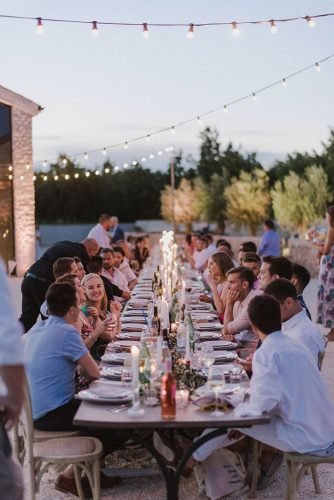 vine yard wedding weekend extravaganza table with candles zeev_damon