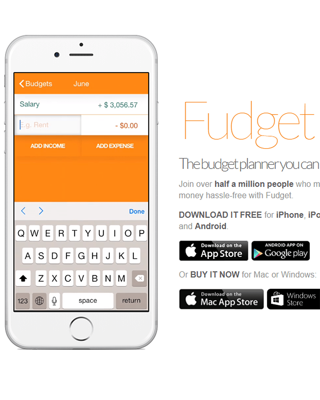 wedding planning apps fudget app