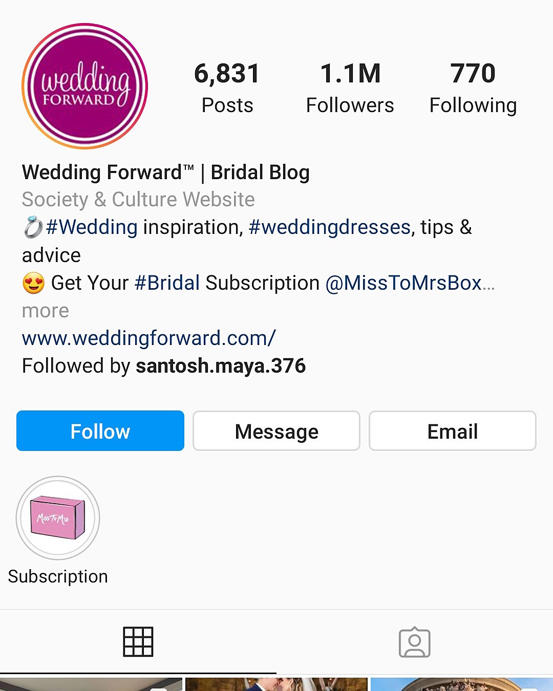 wedding planning apps instagram app