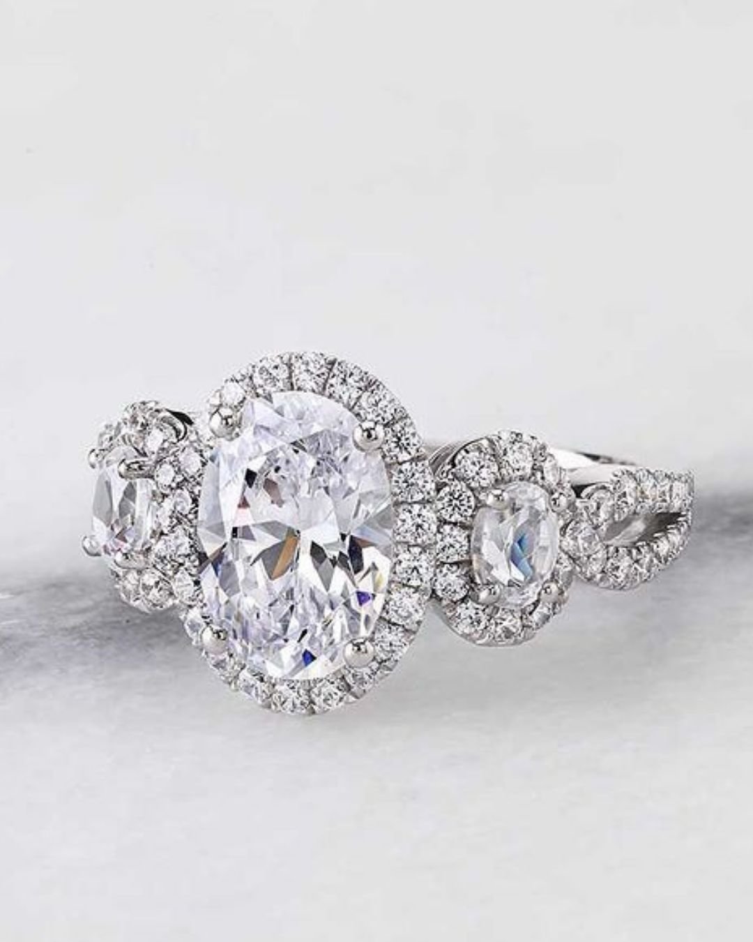 halo engagement rings white gold engagement rings2