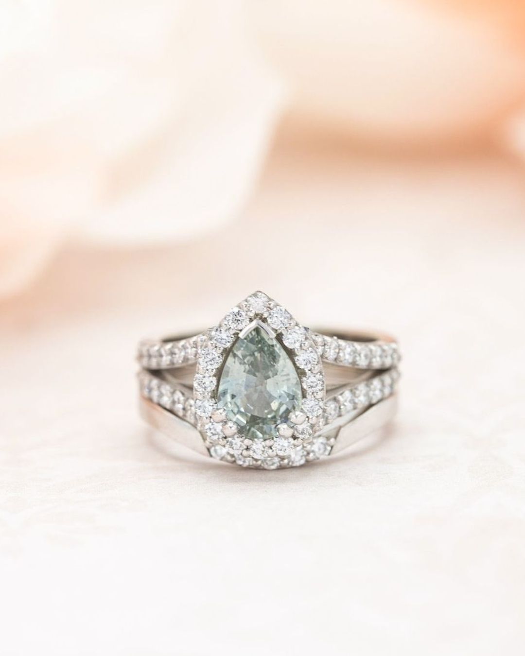 halo engagement rings with gemstones2