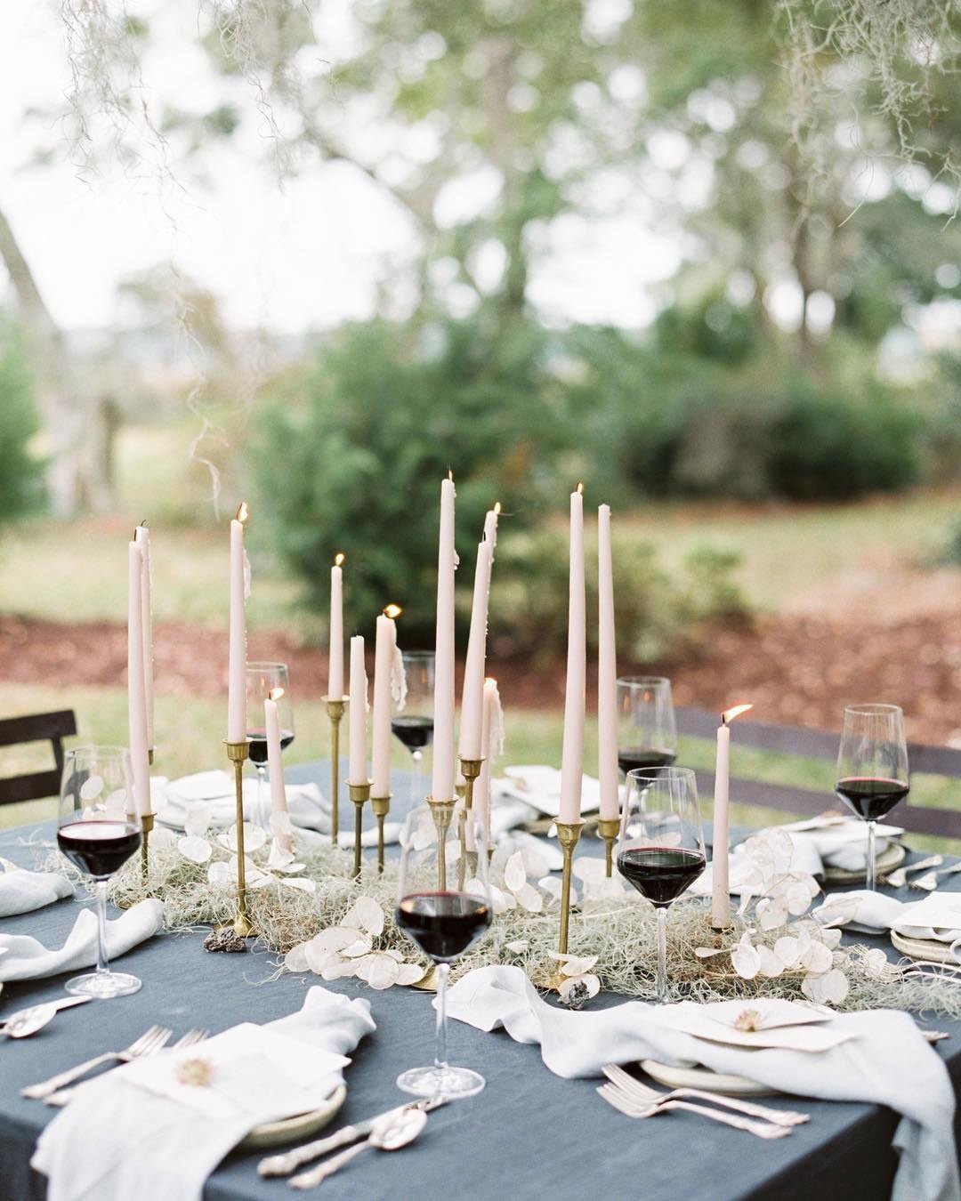 wedding ideas centerpiece table candles