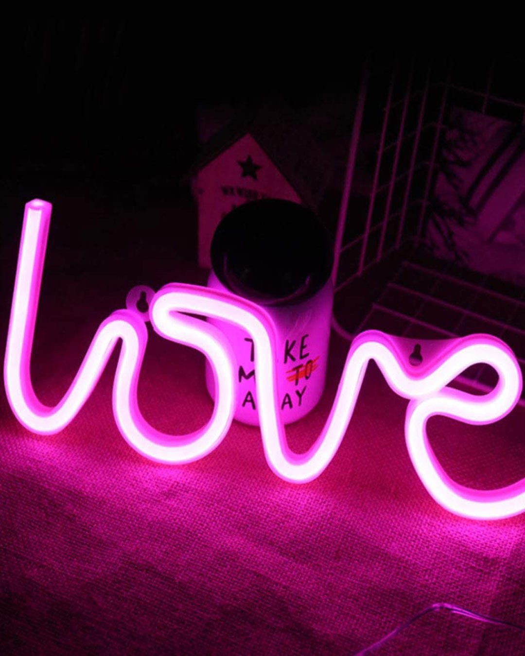 wedding registry ideas neon sign