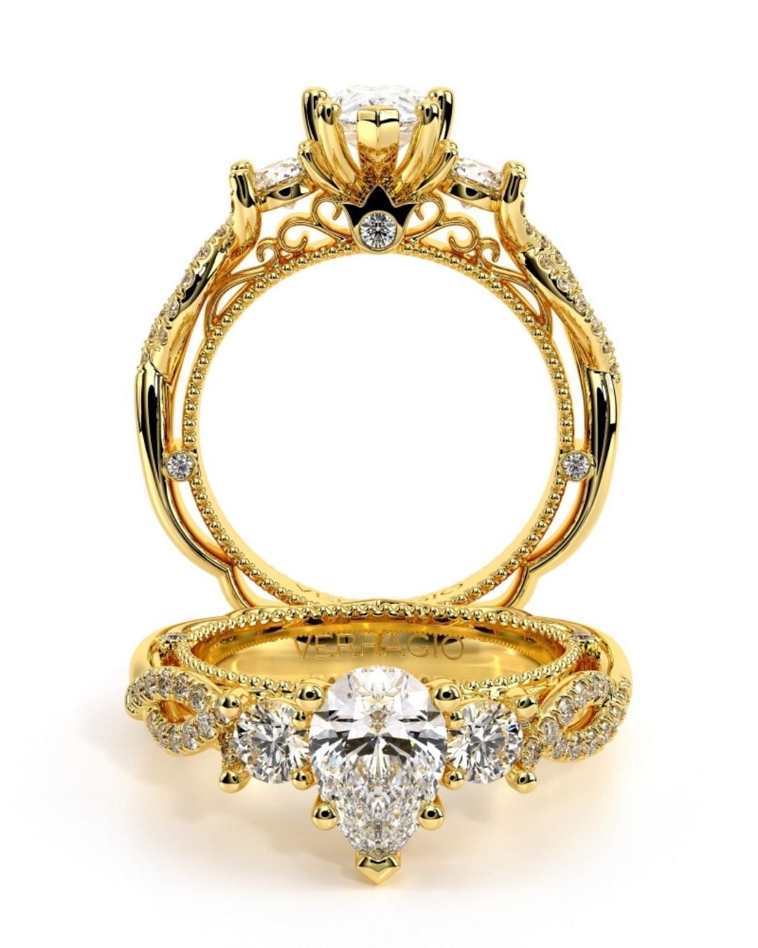 unique engagement rings baroque rings