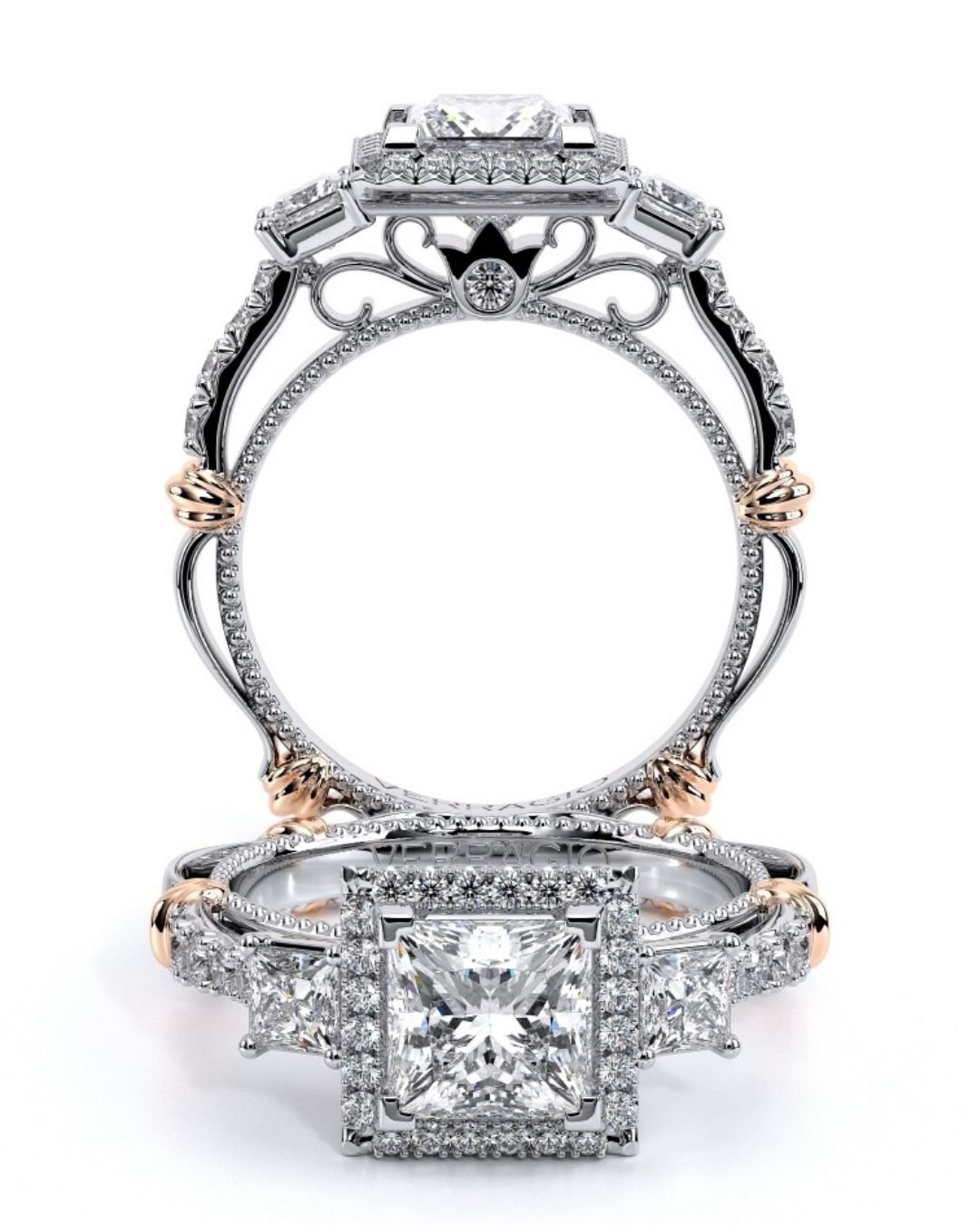 unique engagement rings bezel set diamond rings