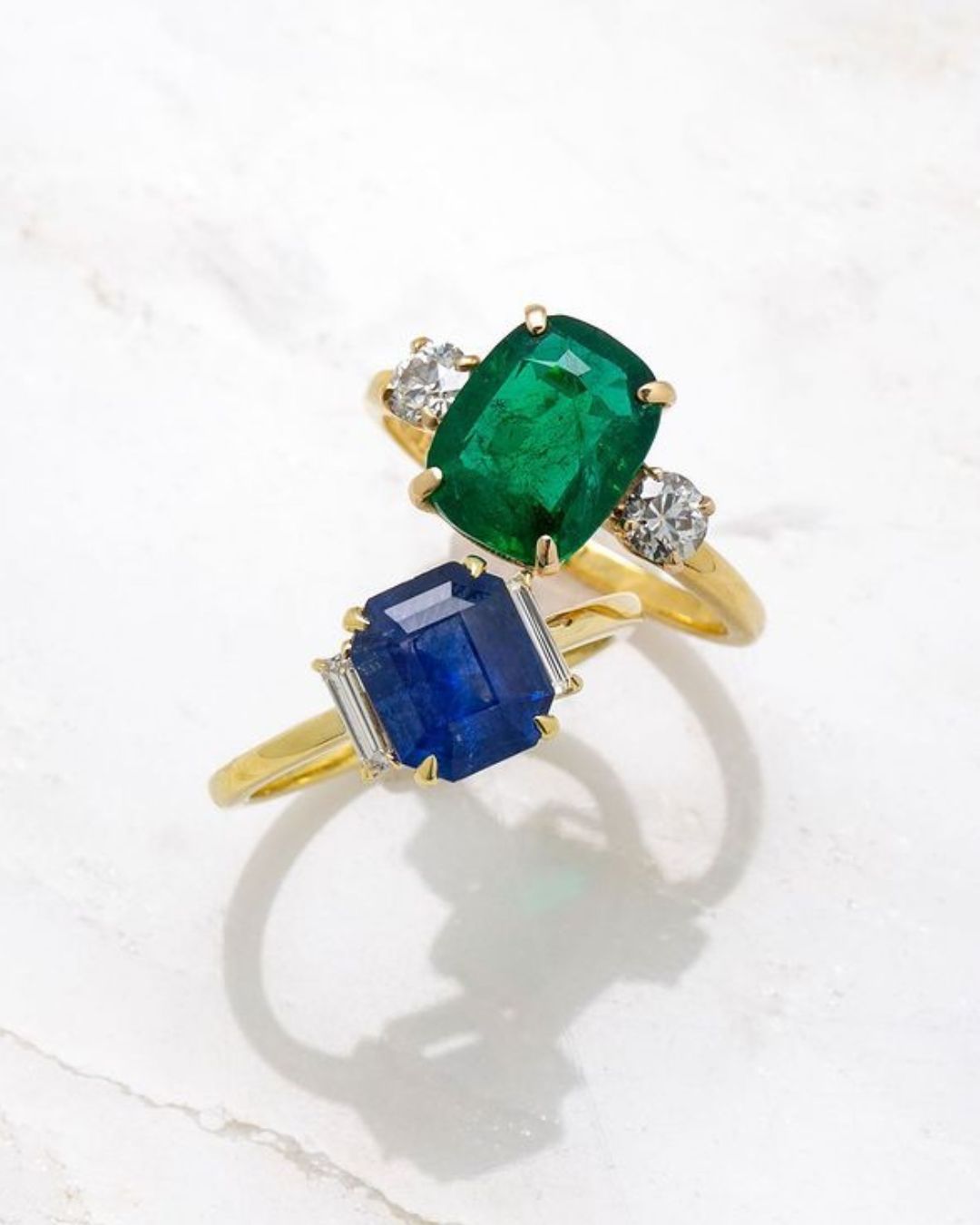 unique engagement rings colored rings