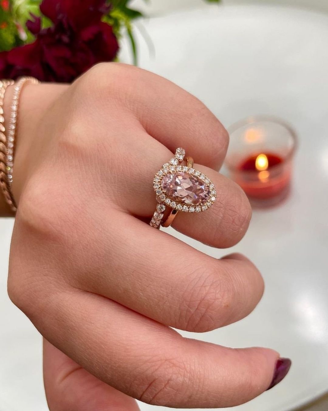 unique engagement rings in rose gold1