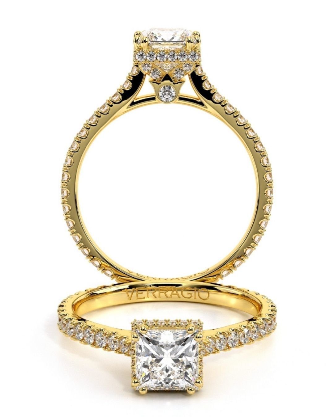 unique engagement rings princess cut rings1
