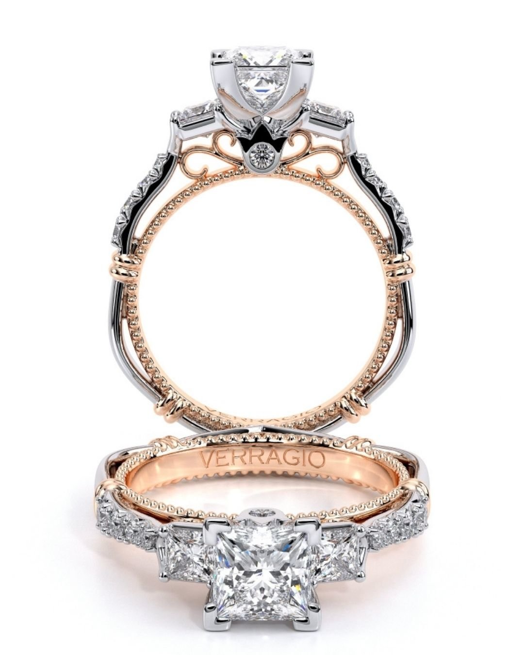 unique engagement rings three stone diamond rings2