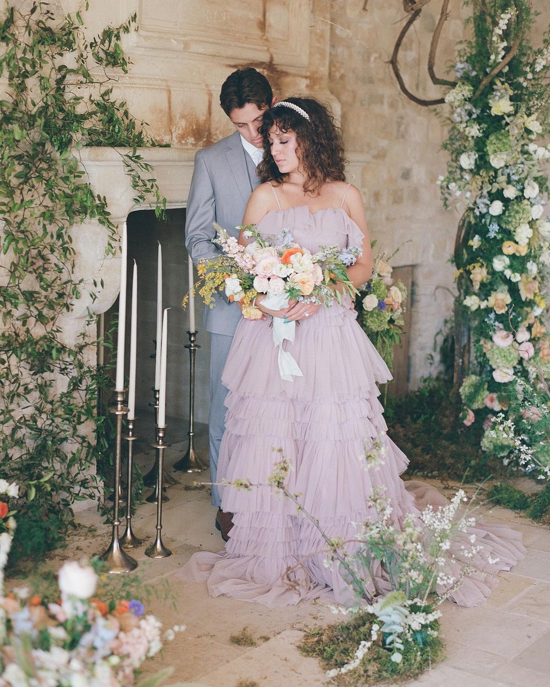 lavender wedding colors dresses for brides