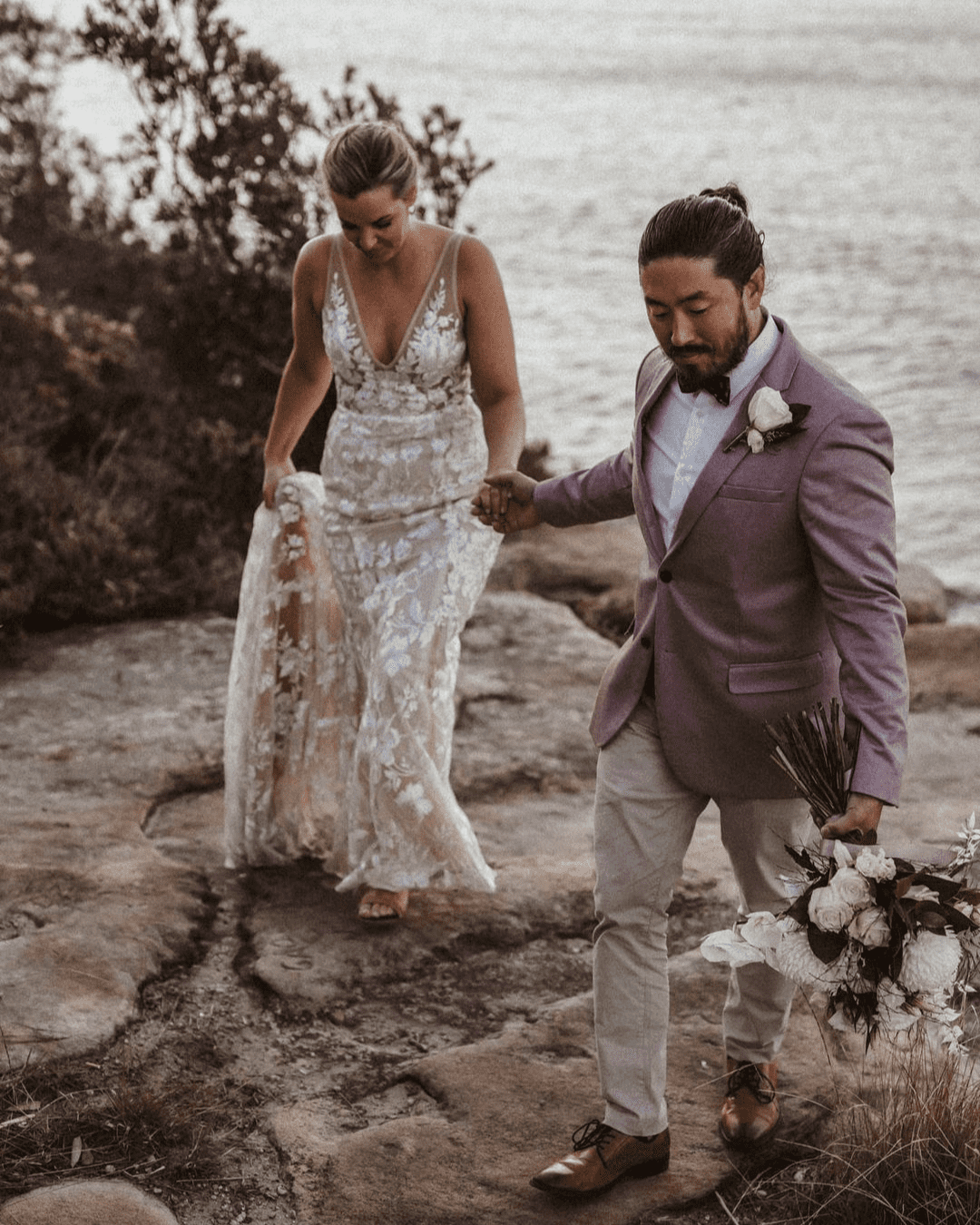 lavender wedding colors groom suit ideas