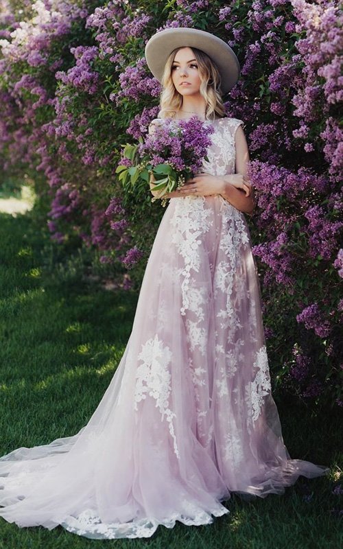 lilac dress for wedding