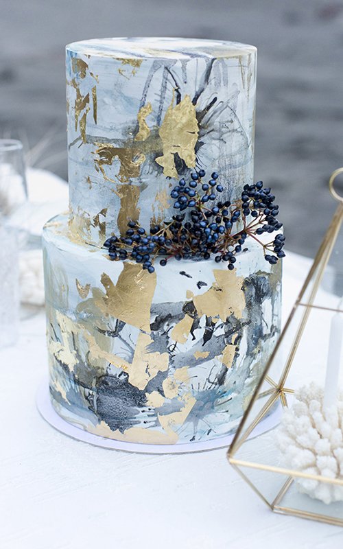 marble wedding cakes featured christina schmidt photography