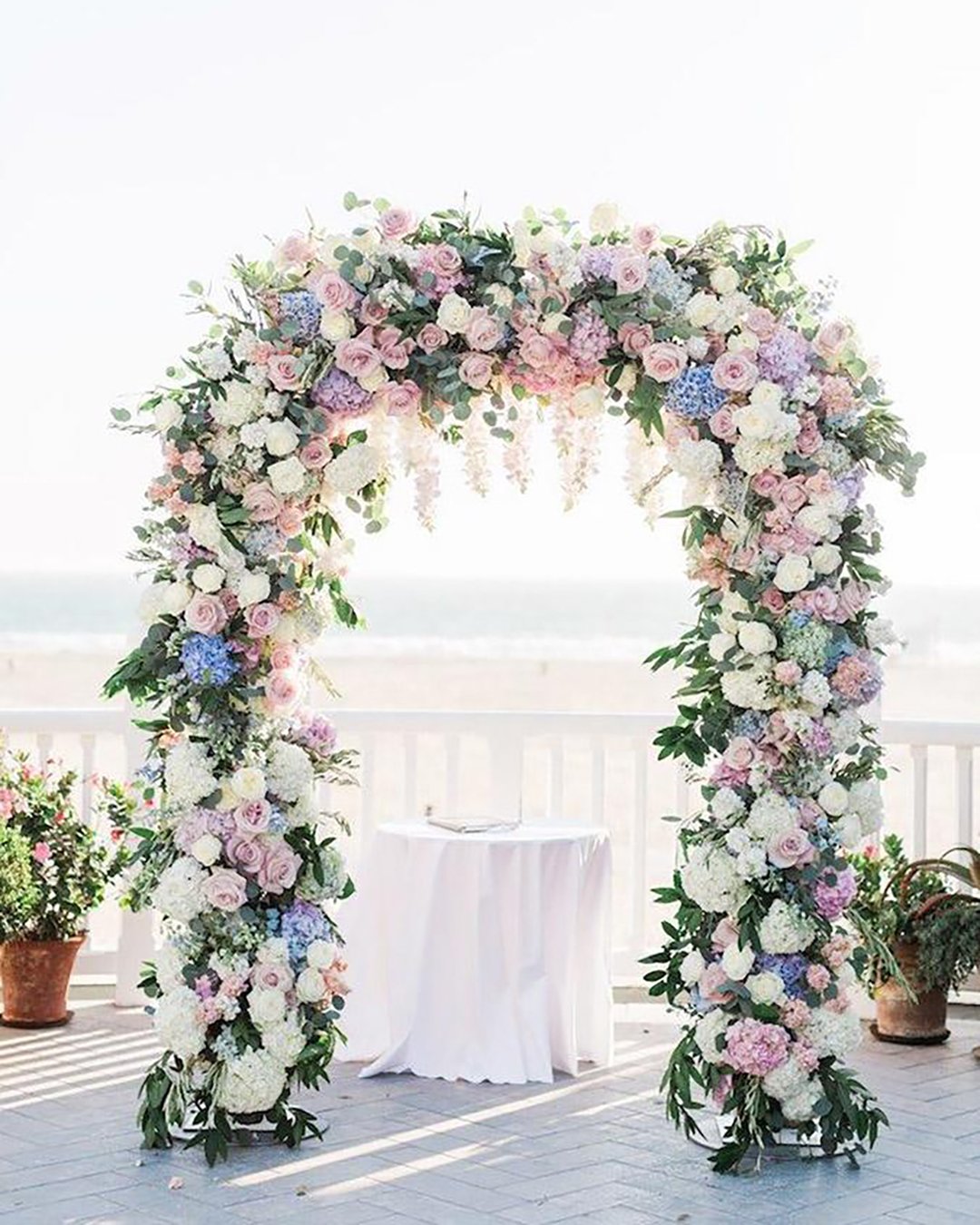 must have wedding photos flower wedding arch Valorie Darling Photography