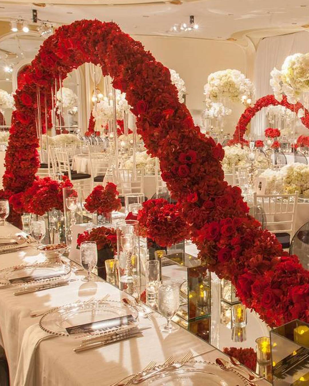 Red And White Wedding Colors Romantic And Bold Inspirational Ideas