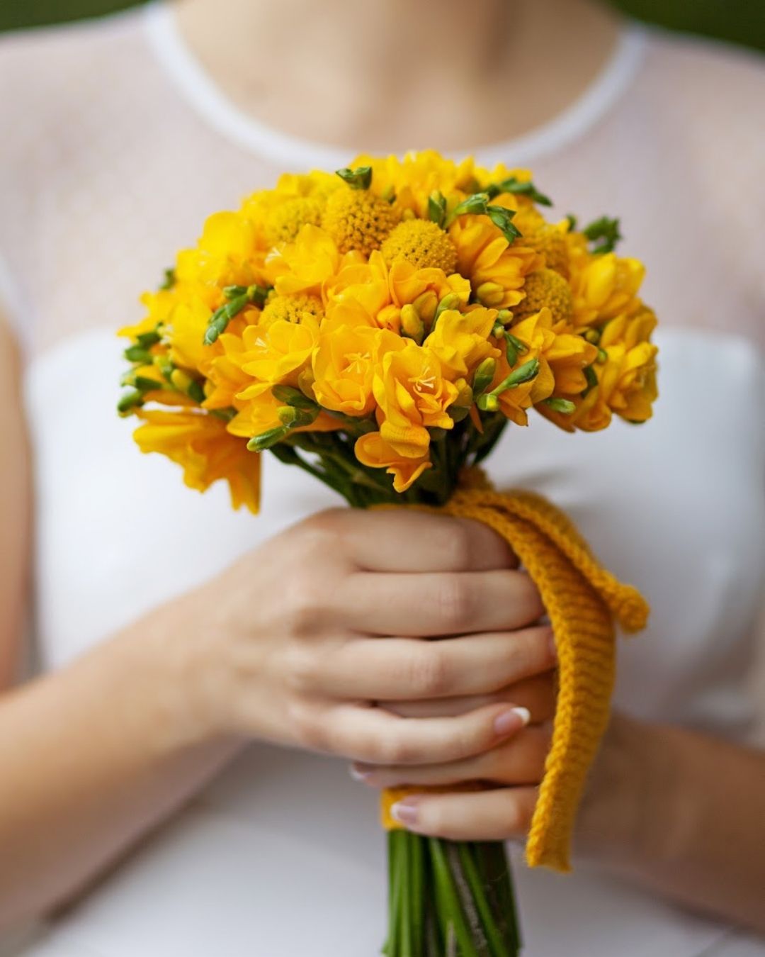 sunflower wedding bouquets14