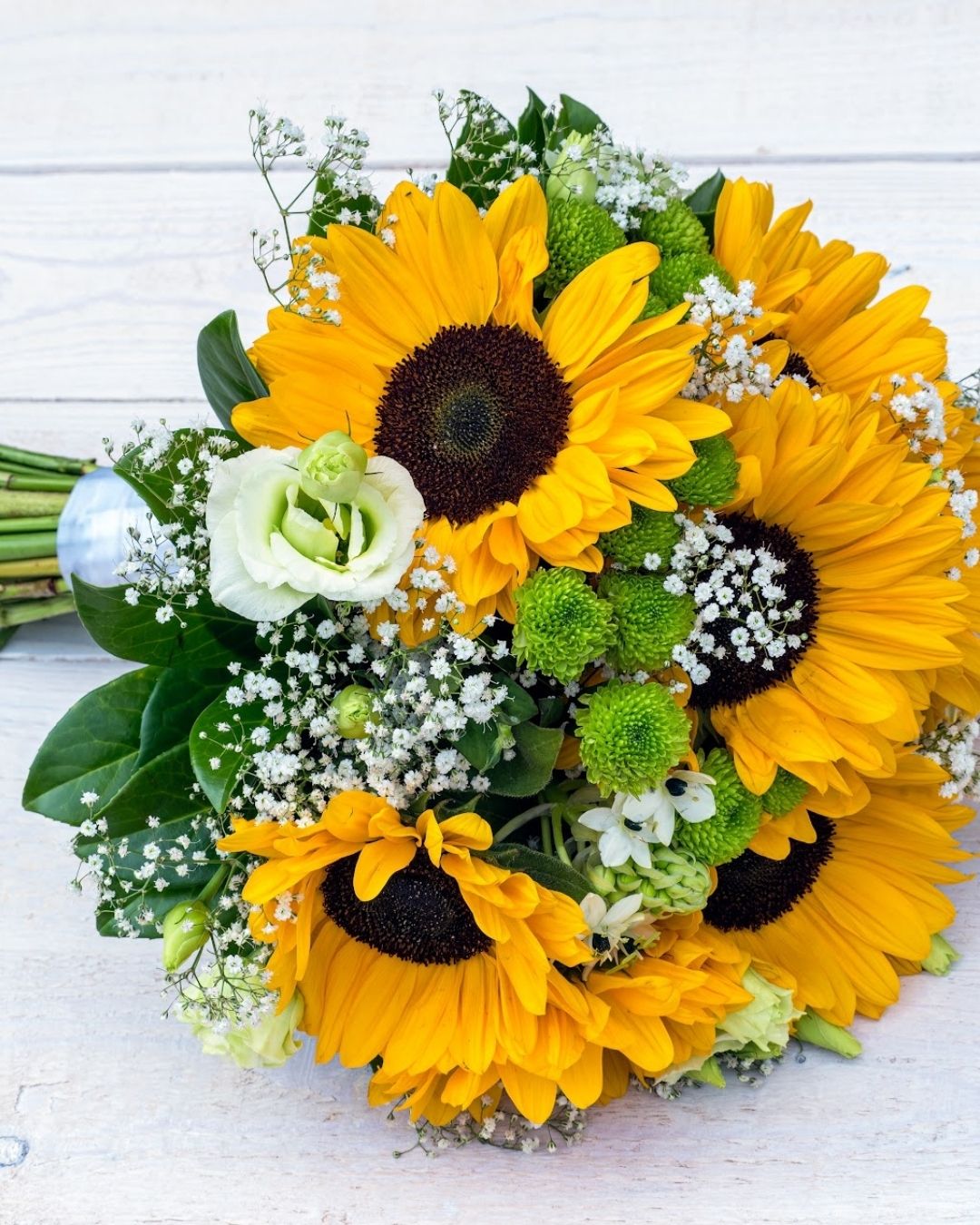 sunflower wedding bouquets19