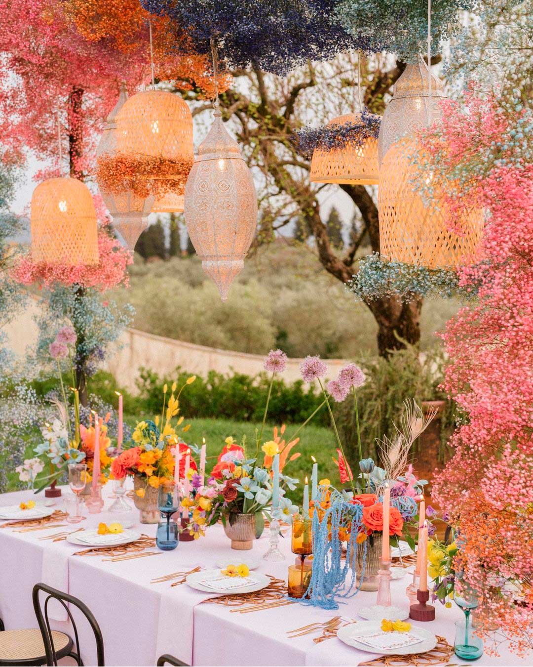 how to choose wedding colors table decor