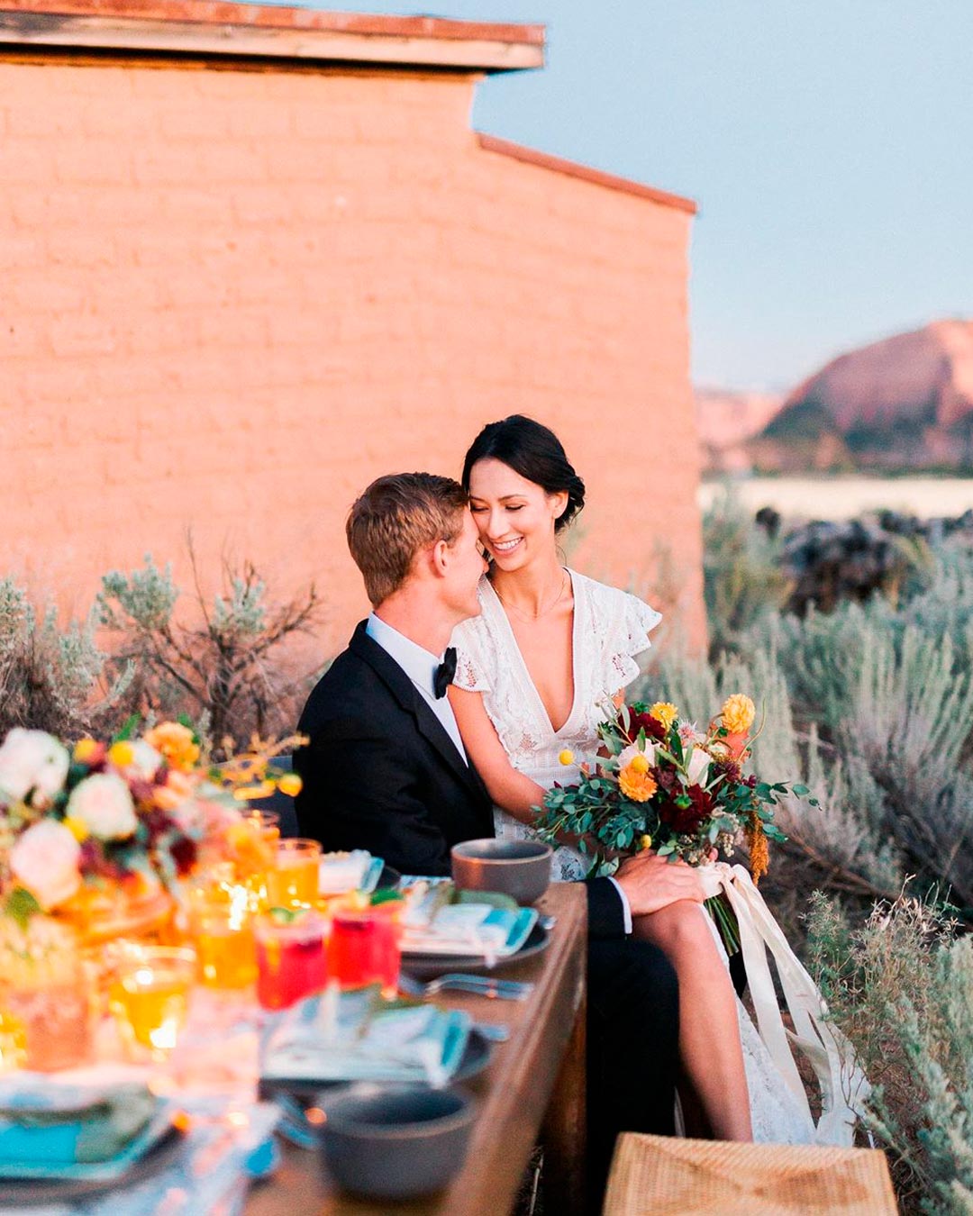 lucky wedding dates bride groom couple