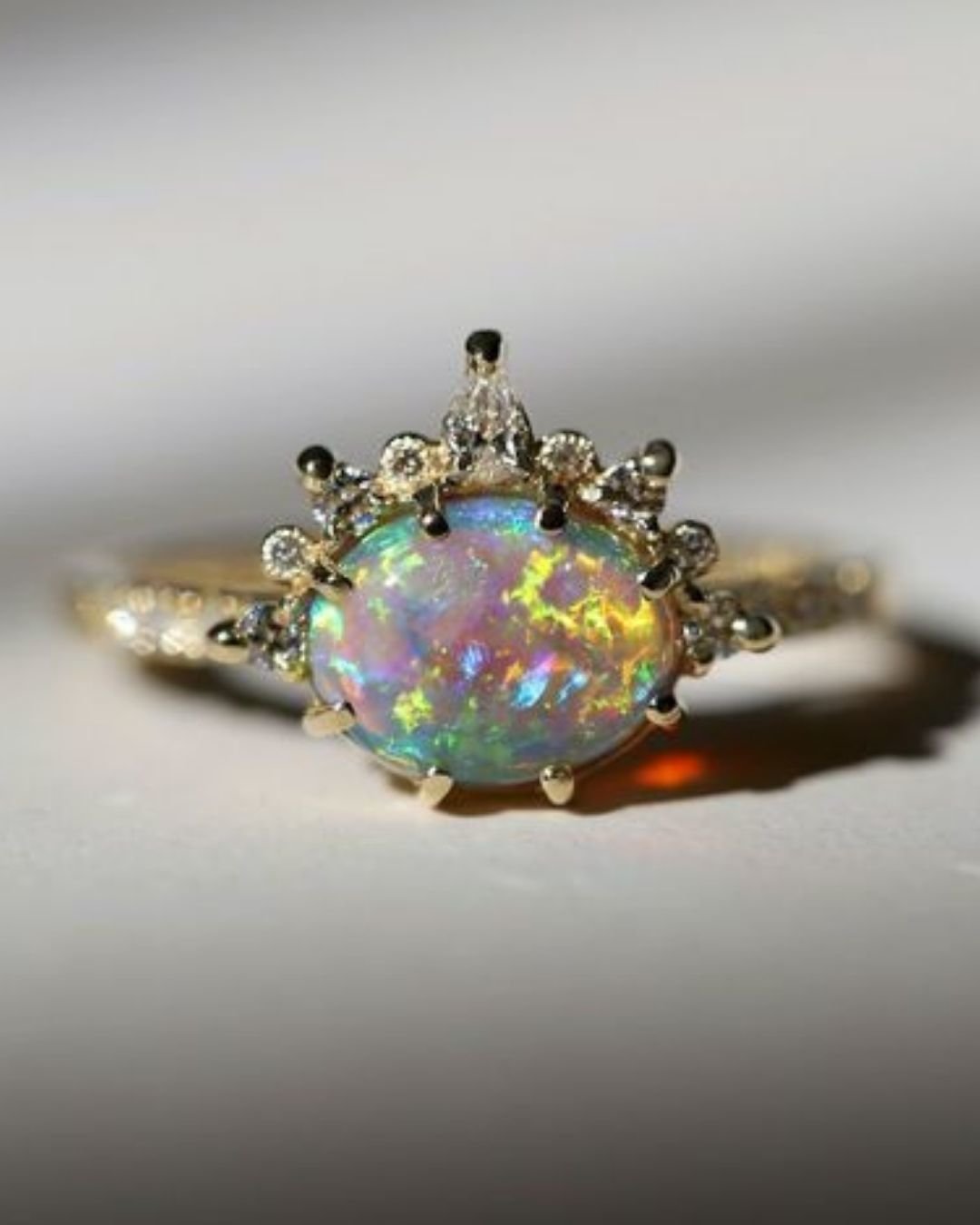 opal engagement rings oval cut rings1