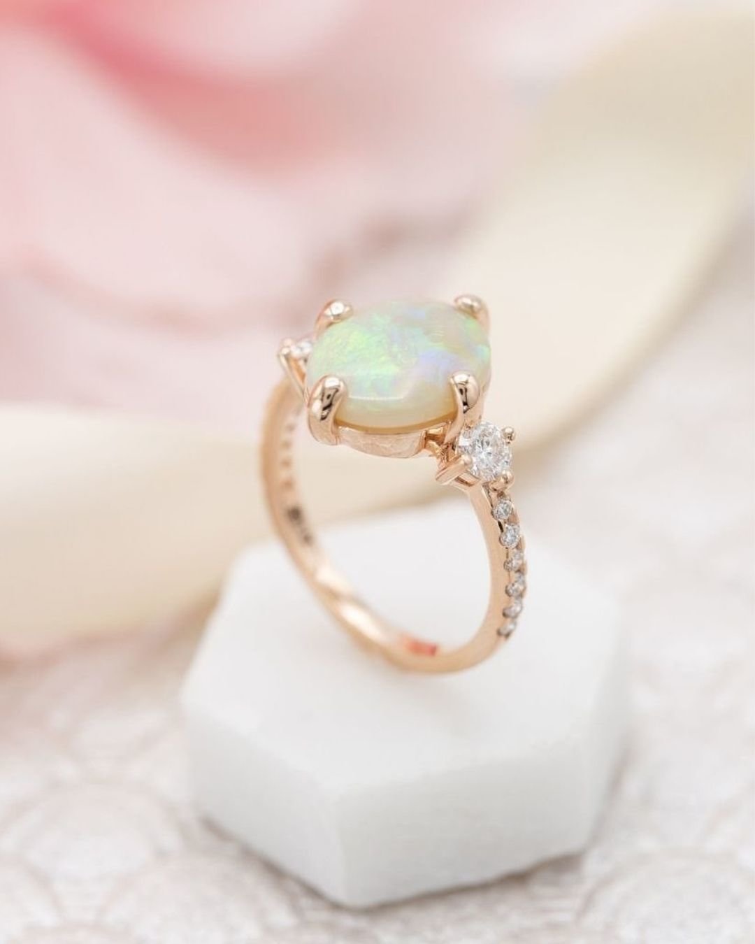 opal engagement rings unique and modern rings