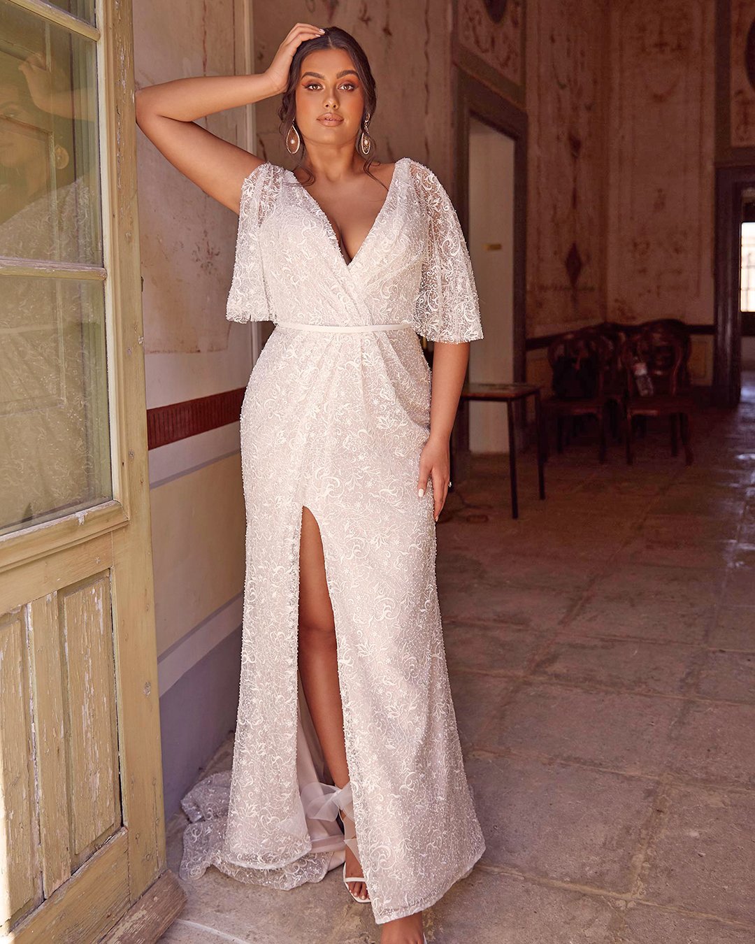 wedding dress for chubby ninang