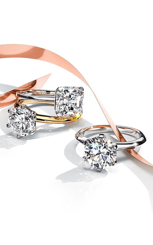 tiffany engagement rings gold diamond rings