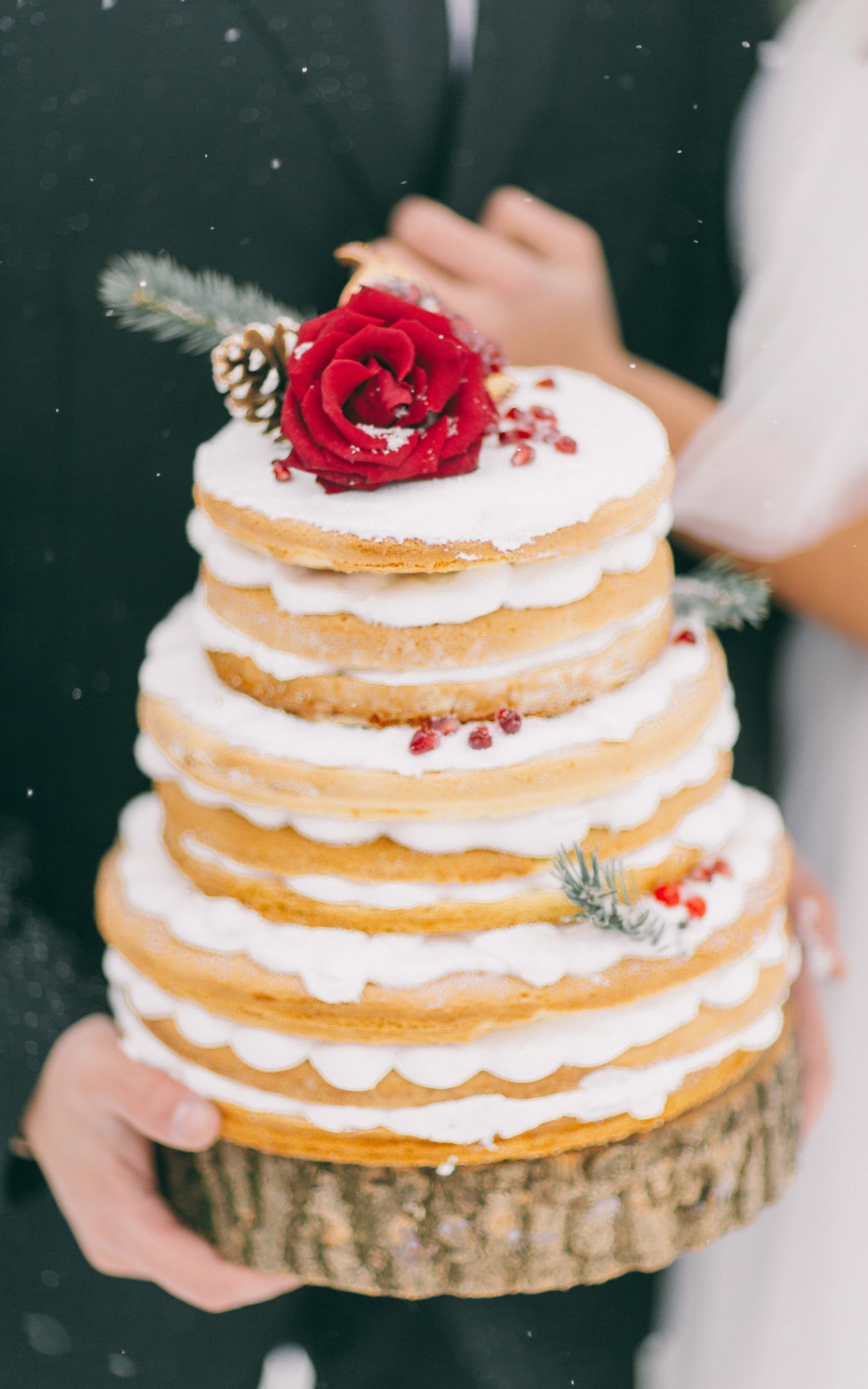 Seasonal Wedding Cake Ideas for a Winter Wedding | Winter cake, Christmas  cake designs, Christmas cake