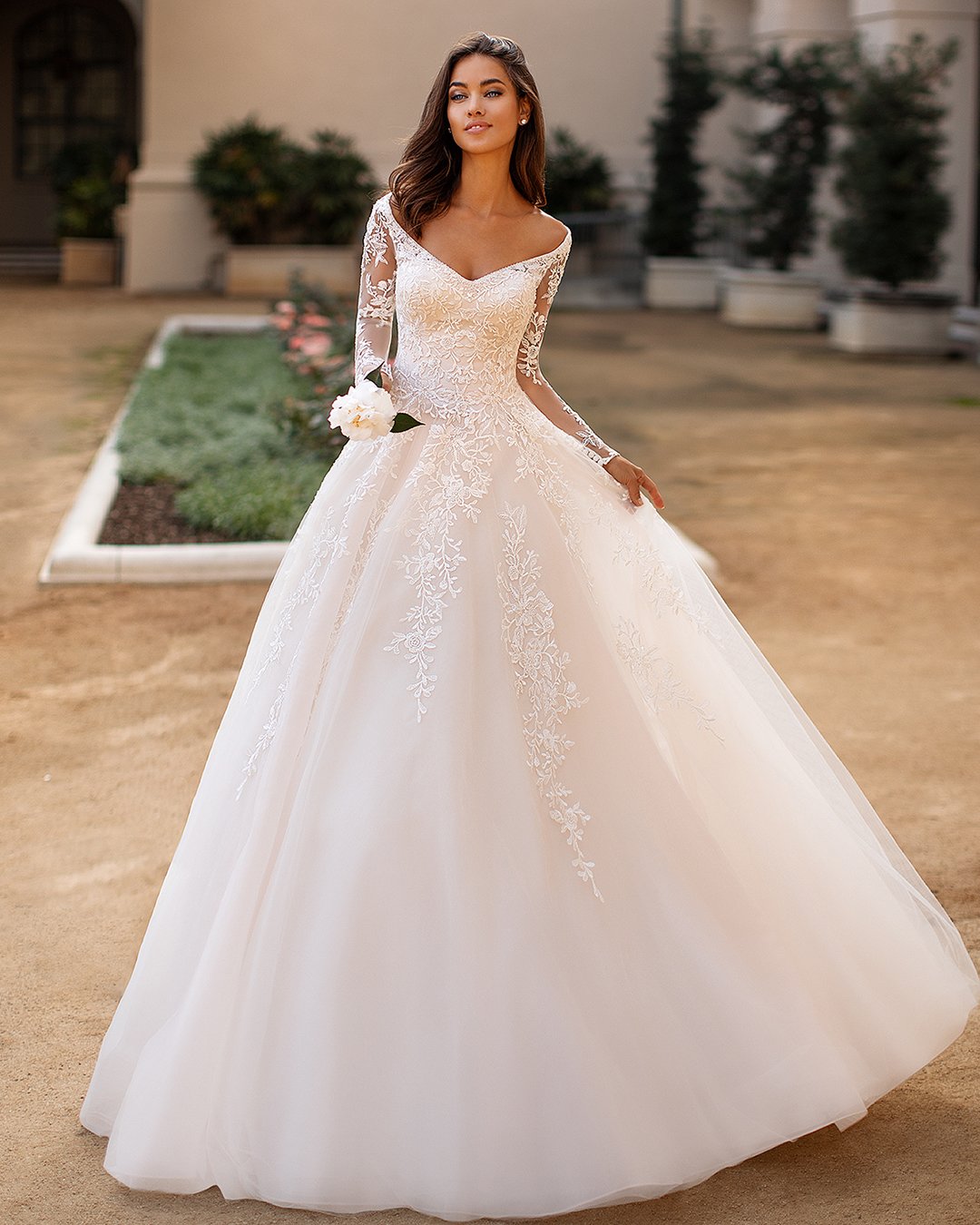a line dress wedding