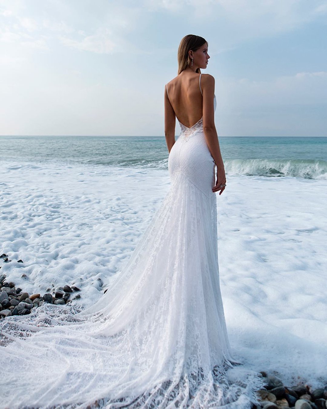 sexy beach wedding dresses