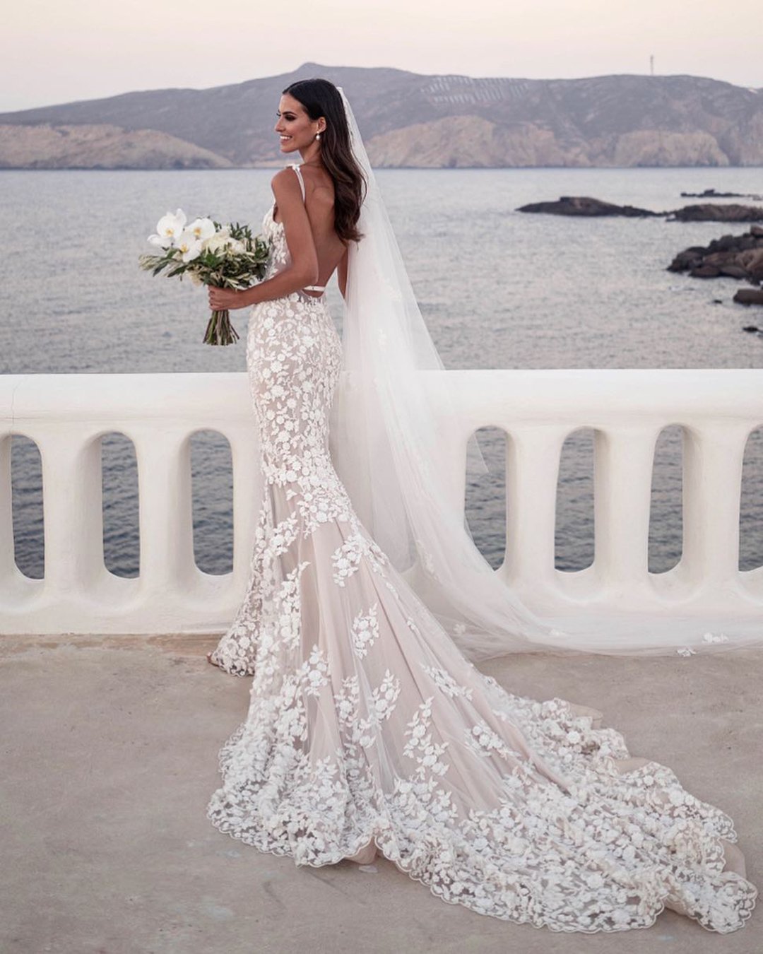 fancy beach wedding dresses