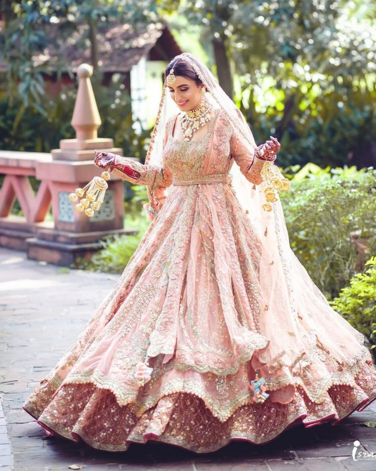 Gold Indian wedding dress