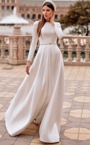 modest wedding dresses featured
