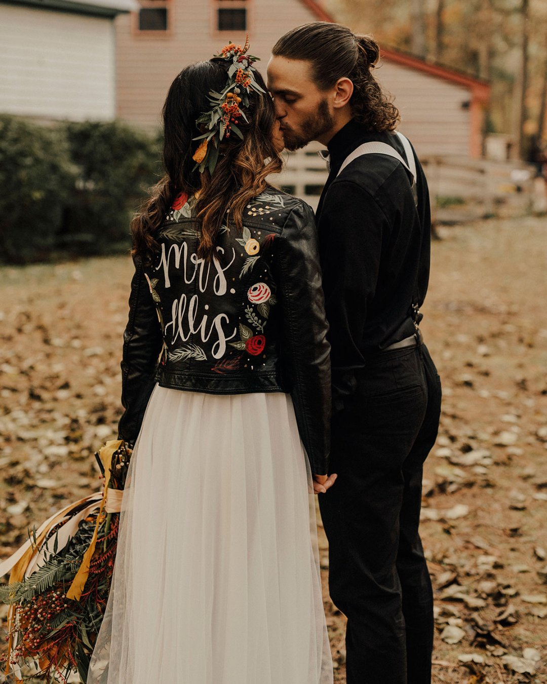 wedding jackets black leather for fall rustic kempcollective