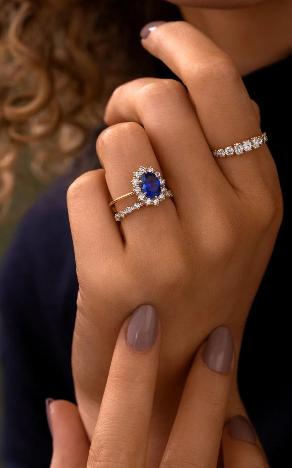 15+ Sapphire Wedding Ring Set