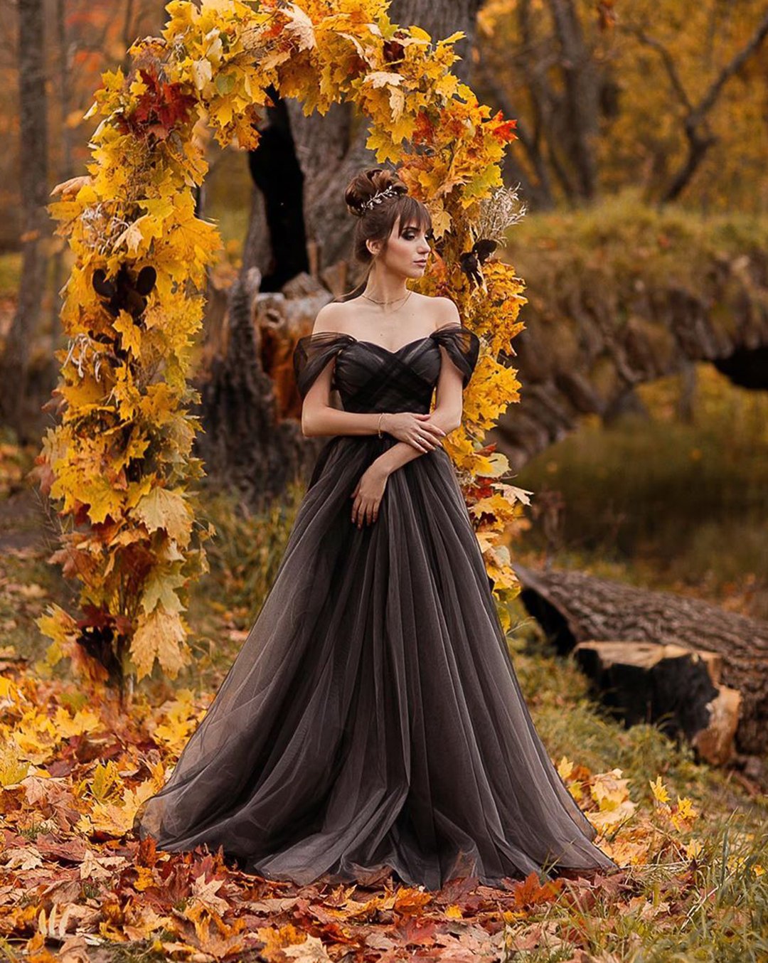 Unique Black Wedding Dresses