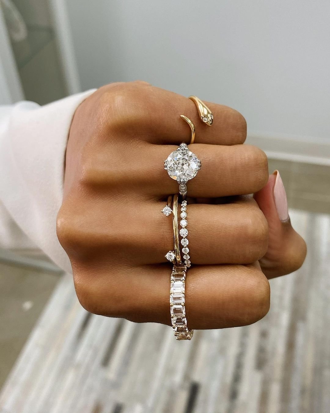 bridal sets diamond modern rings