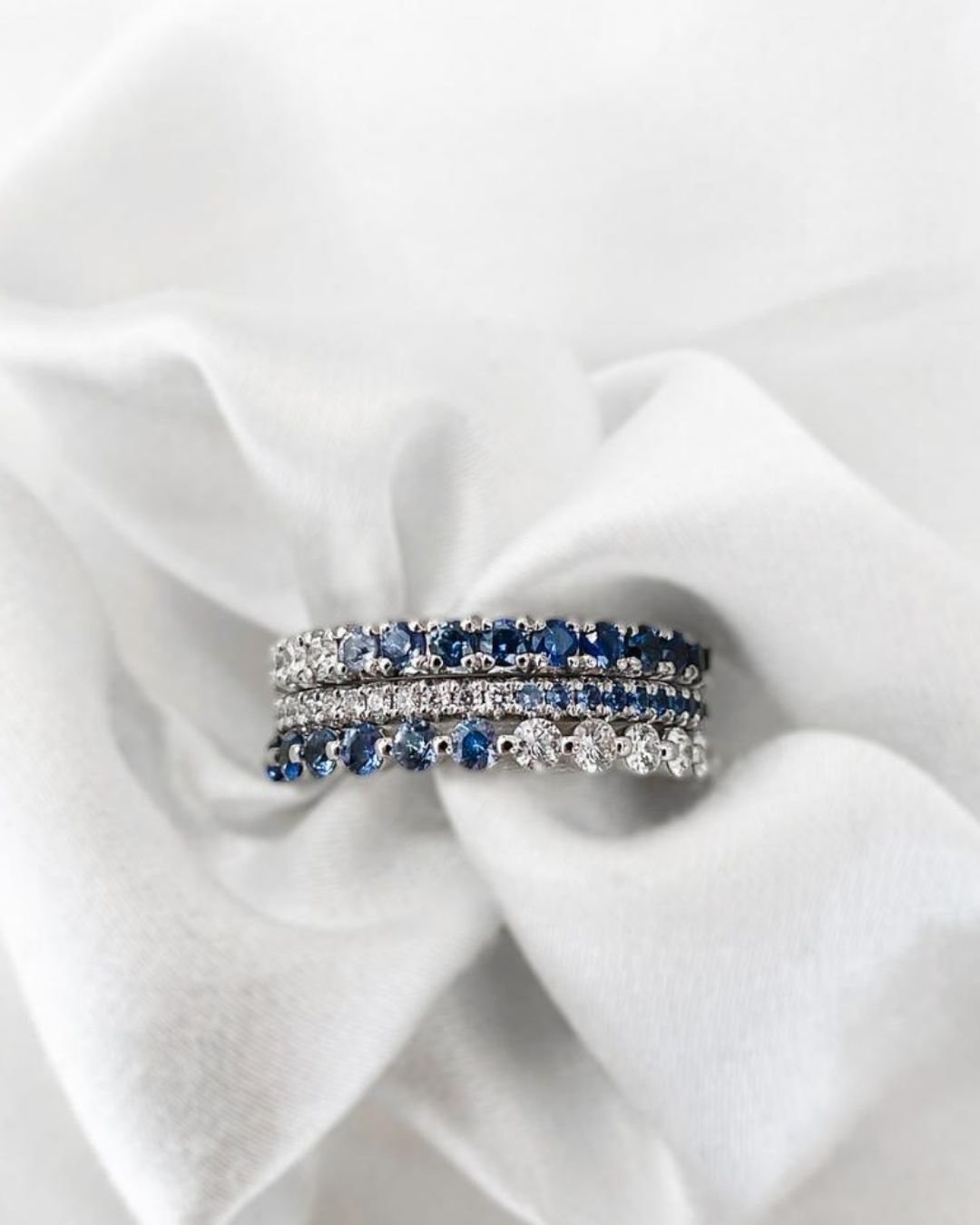 bridal sets stylish stackable rings