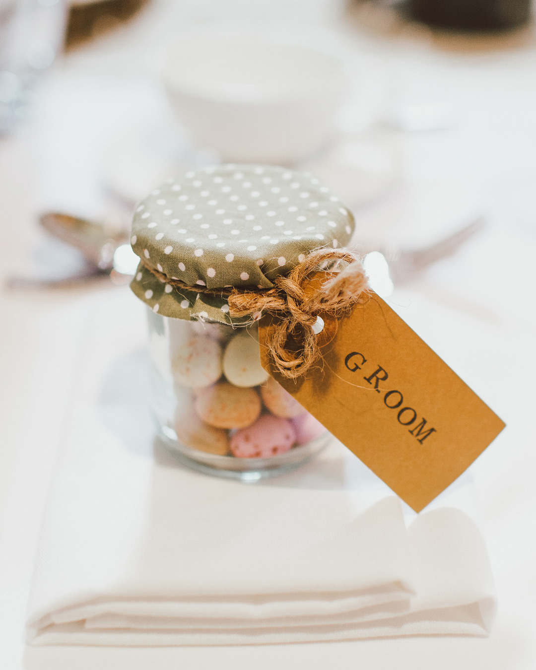 covid wedding ideas personalized favors jar