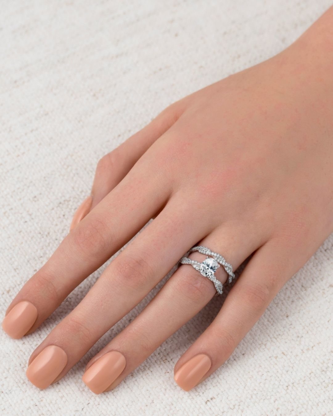 diamond wedding rings in vintage style1
