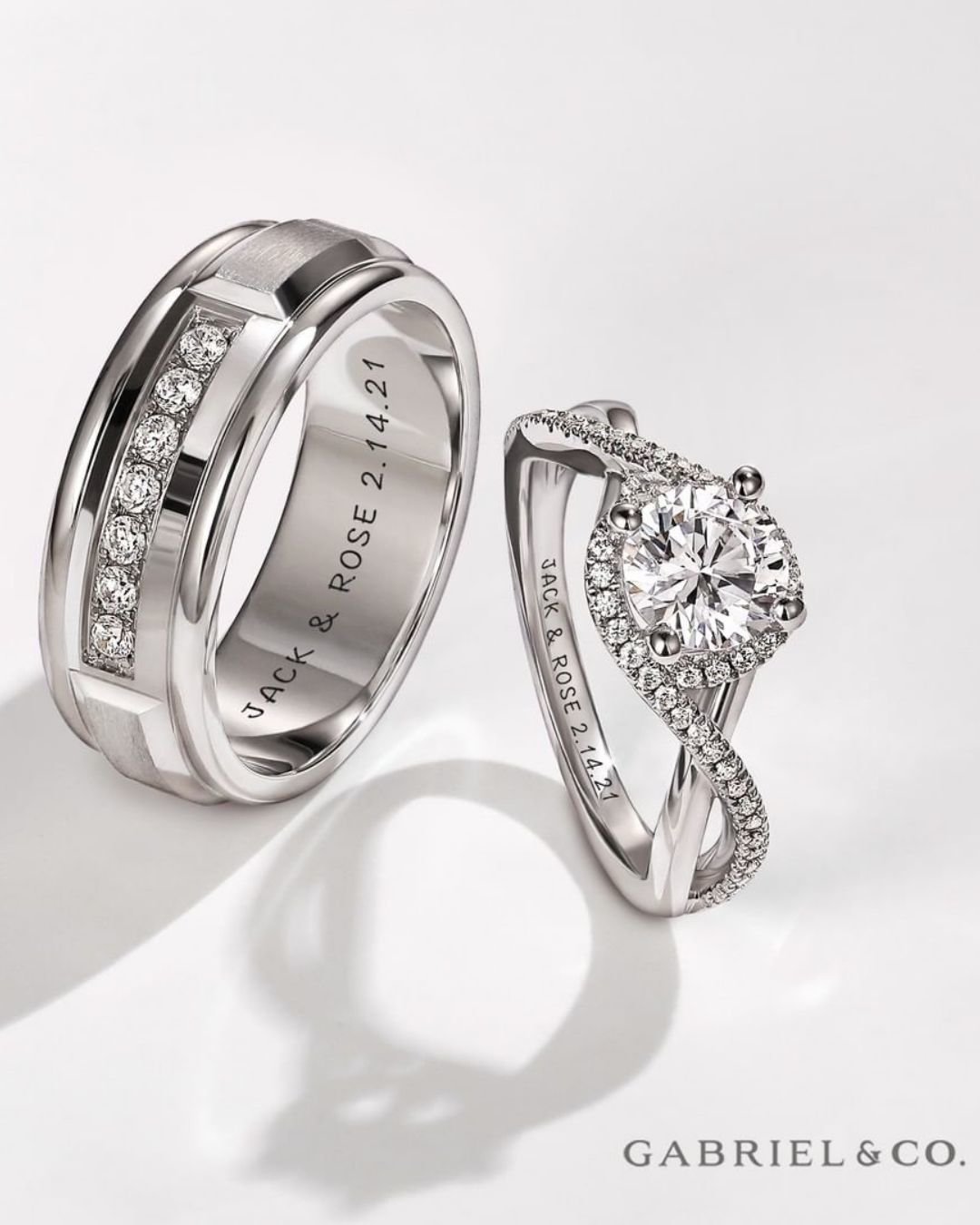 diamond wedding rings rings by gabriel and co