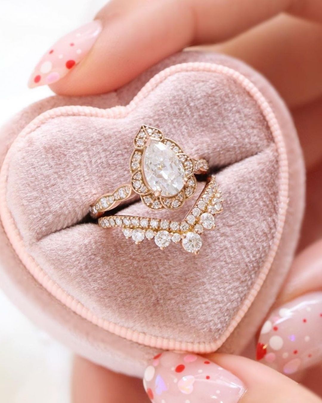 diamond wedding rings rose gold wedding rings1