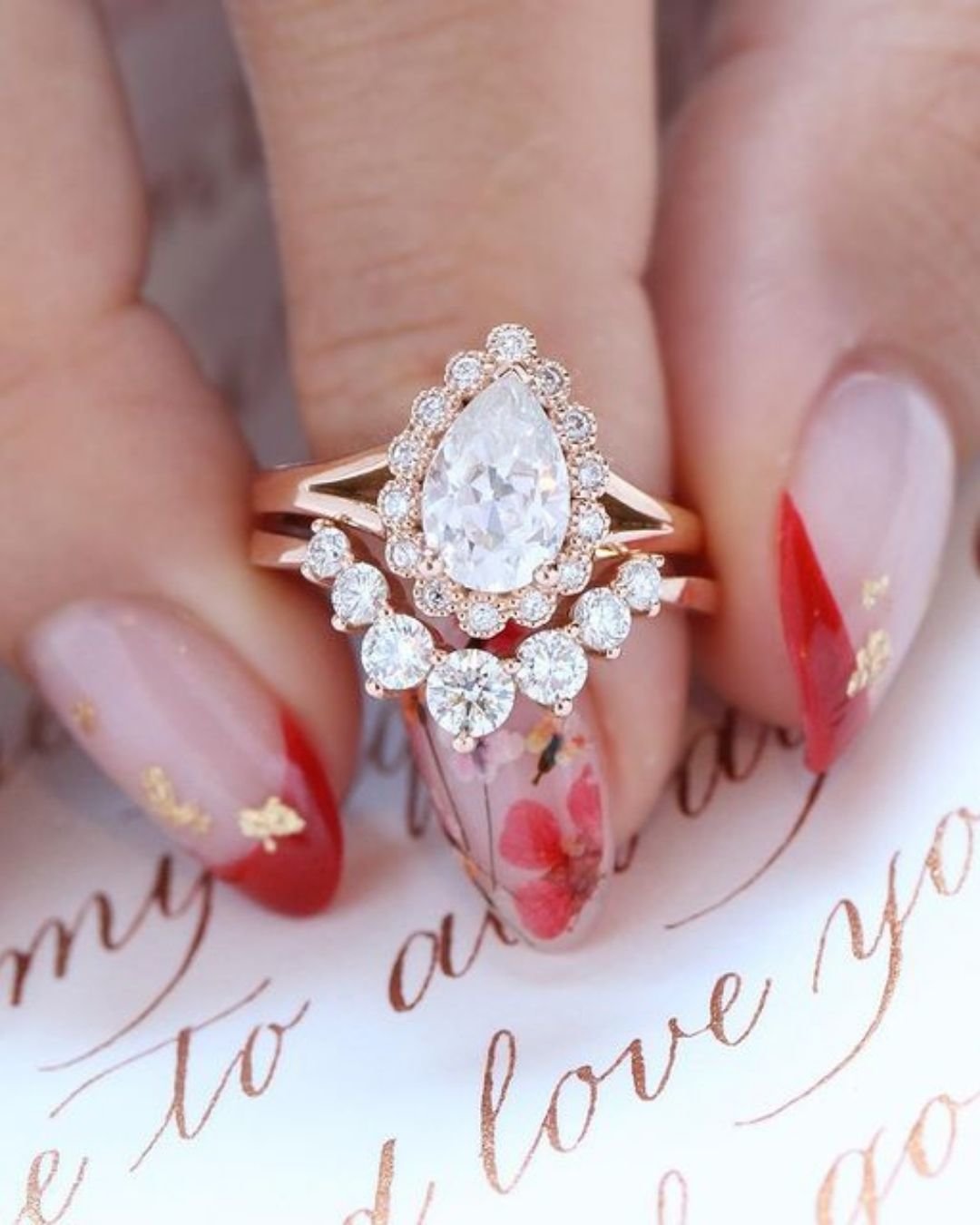 diamond wedding rings rose gold wedding rings