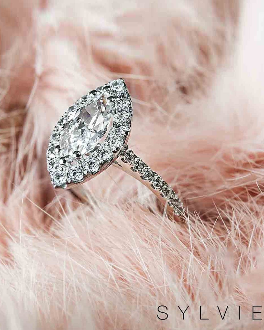 engagement ring ideas marquise cut ring halo ring
