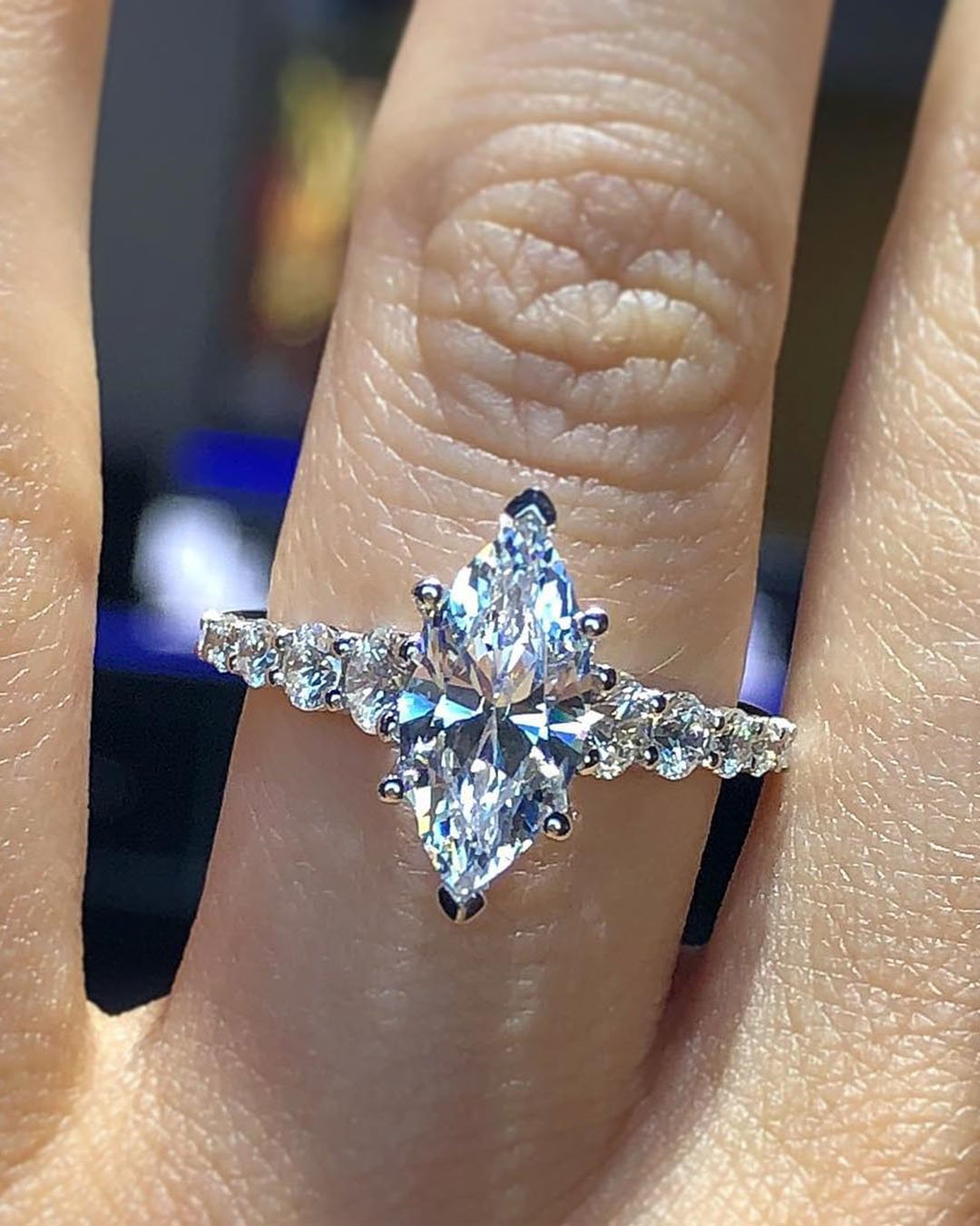 engagement ring ideas marquise cut ring unique ring