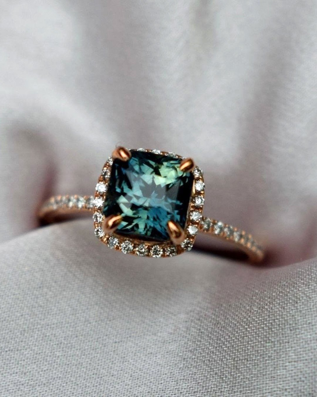 engagement rings for women gemstone ring halo ring