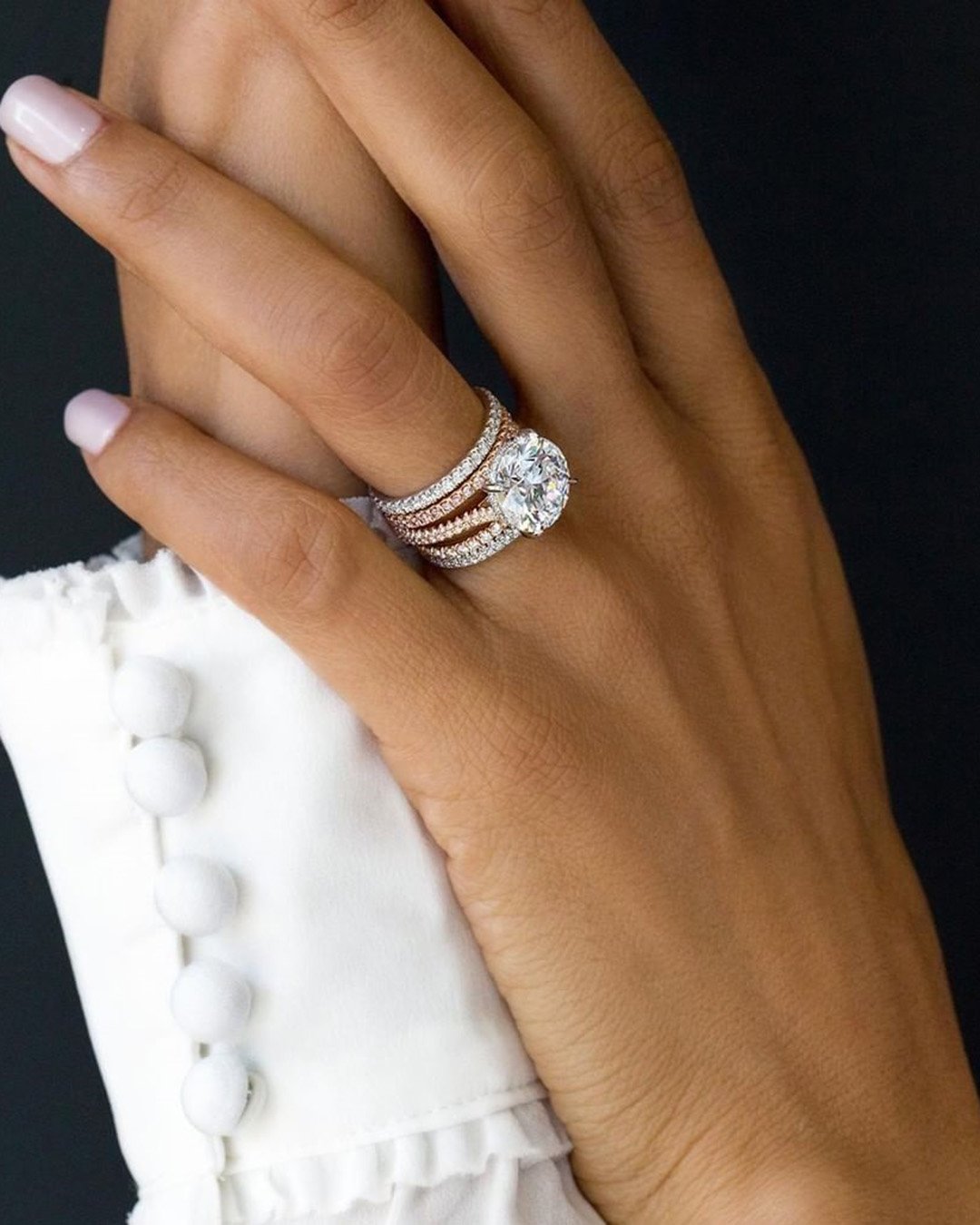 engagement rings for women wedding set white gold ring